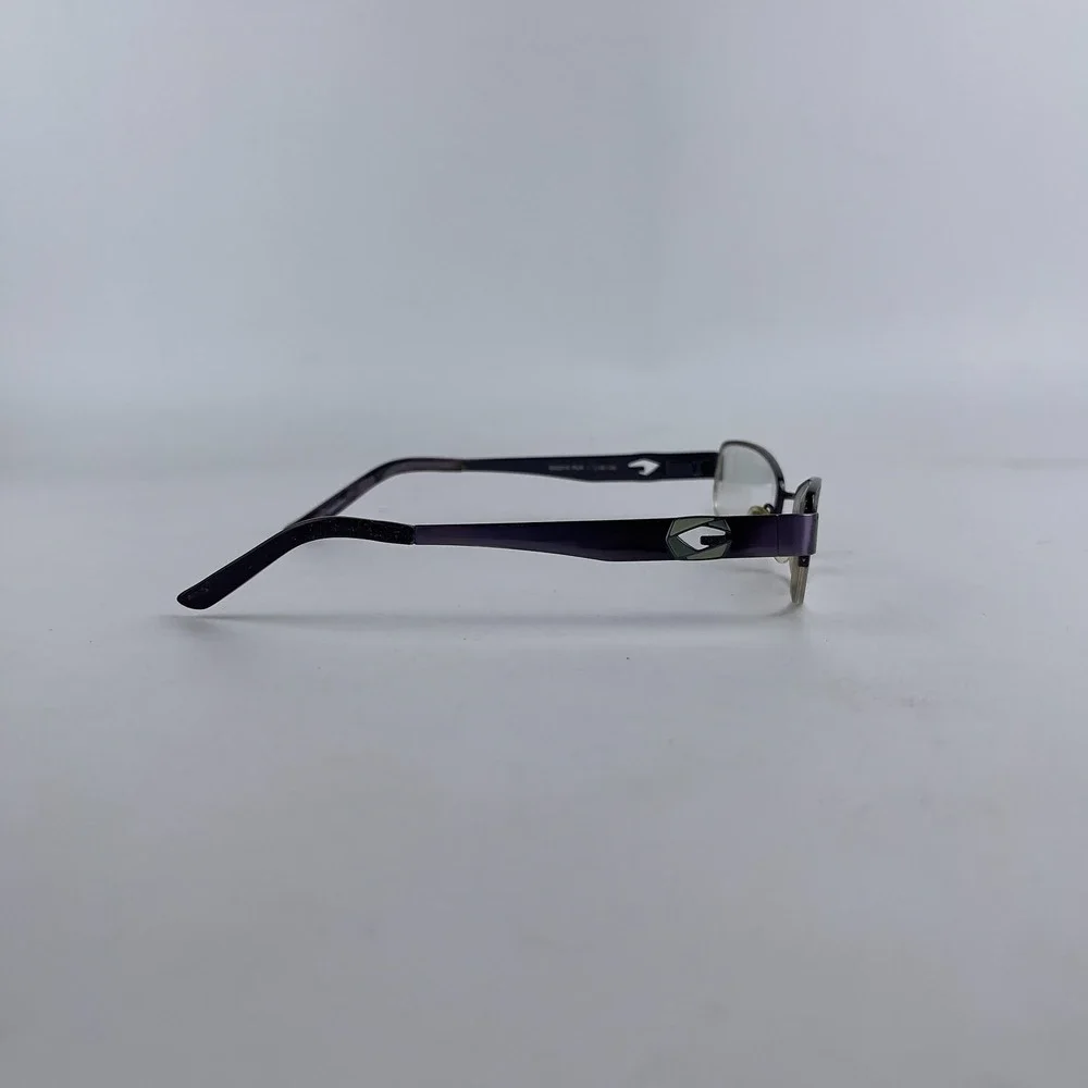 Guess‎ GU2215 PUR Women's Eyeglasses Frame Purple Metal Half Rim 51-18-135 mm